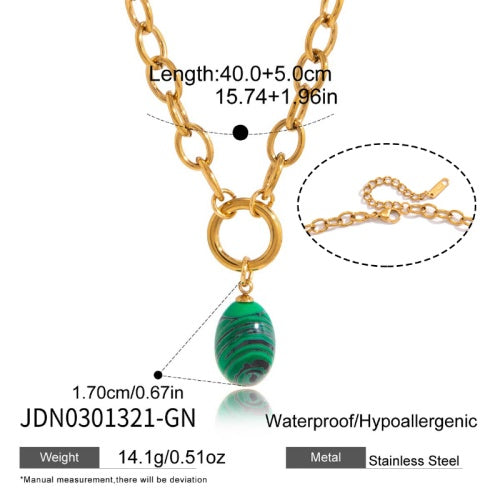 Collier en acier – COL0301321-GN