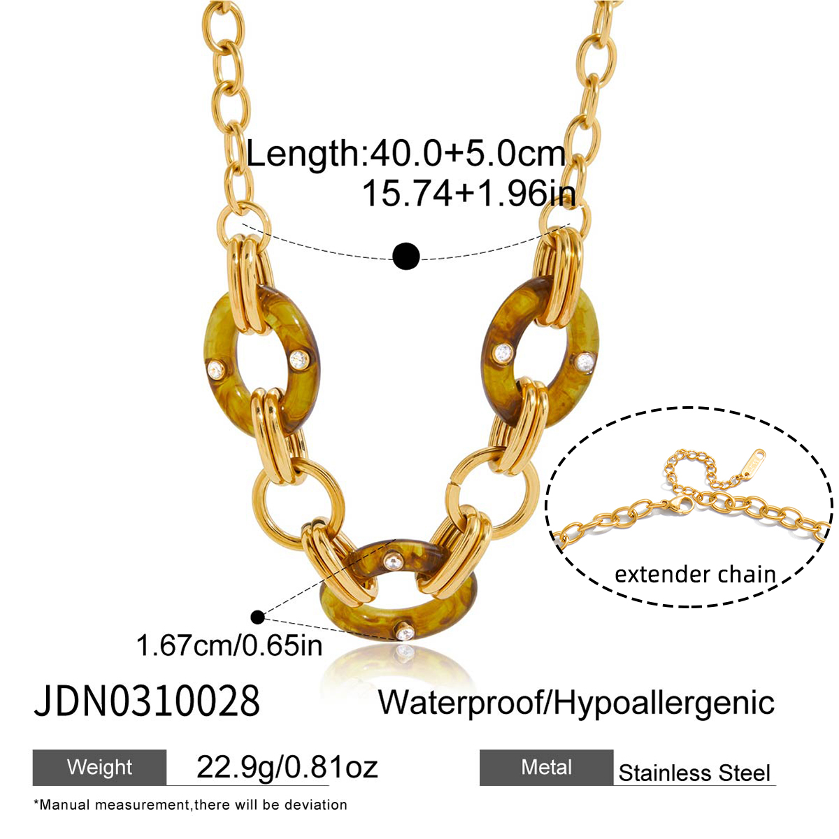 Collier en acier – COL0310028