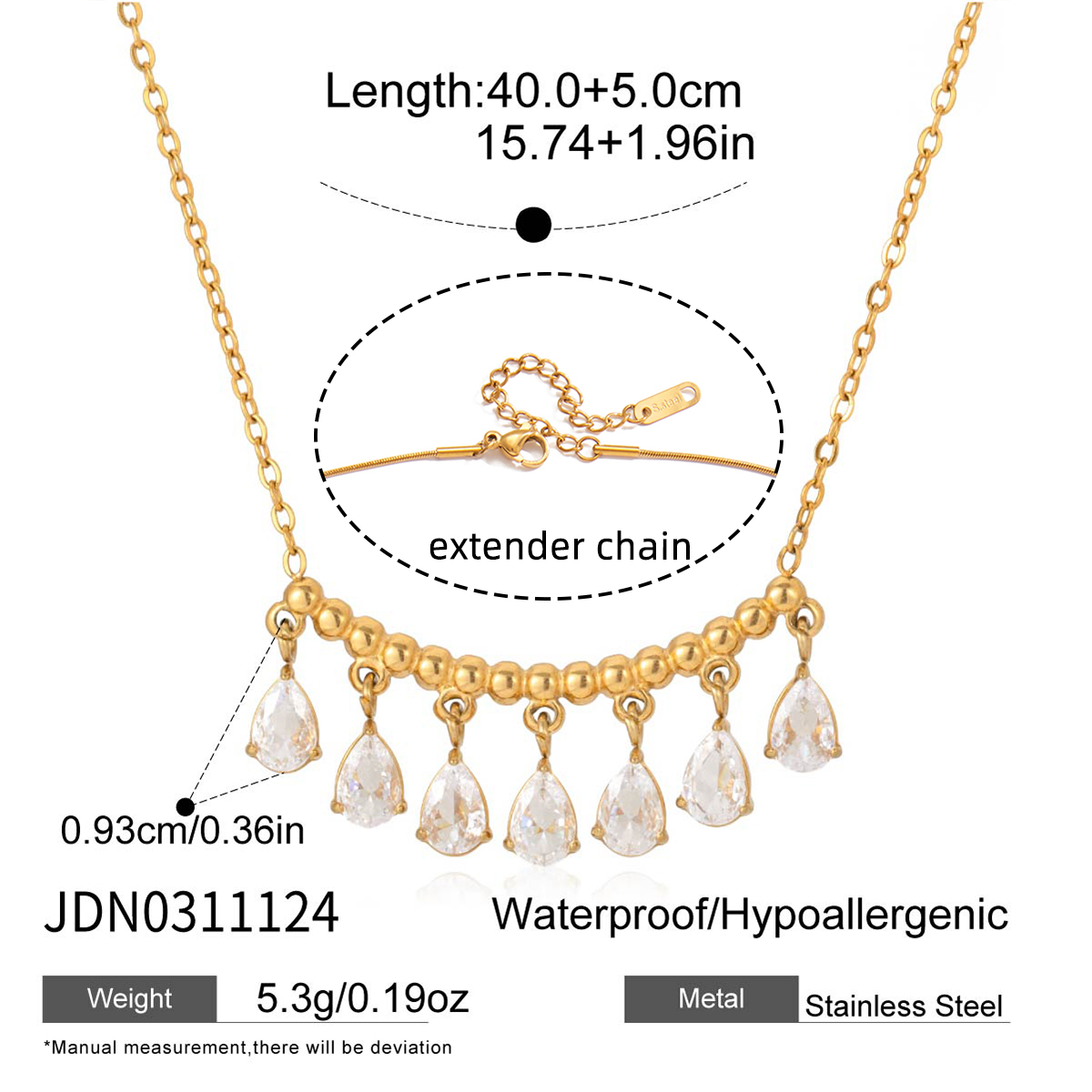 Collier en acier – COL0311124