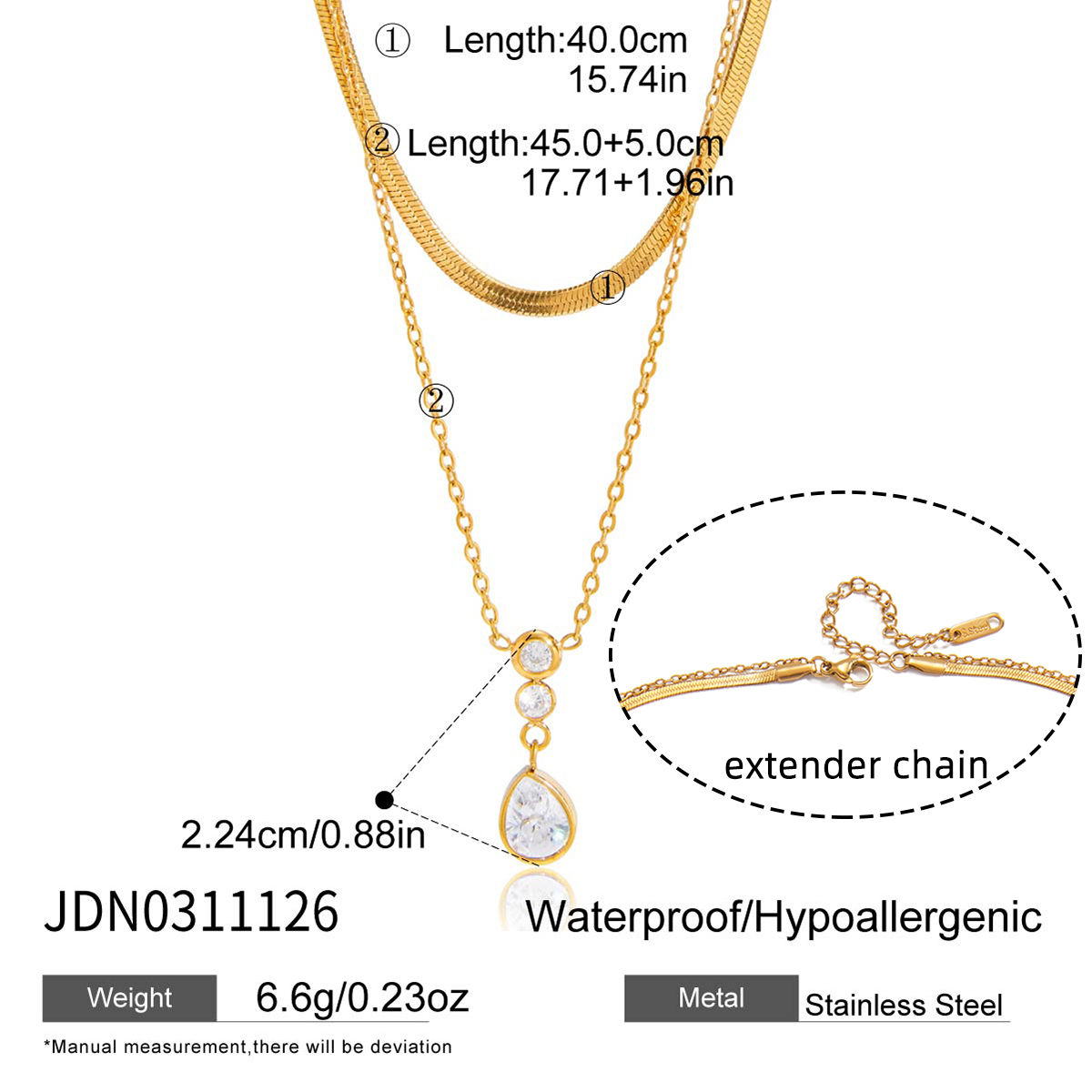 Collier en acier – COL0311126