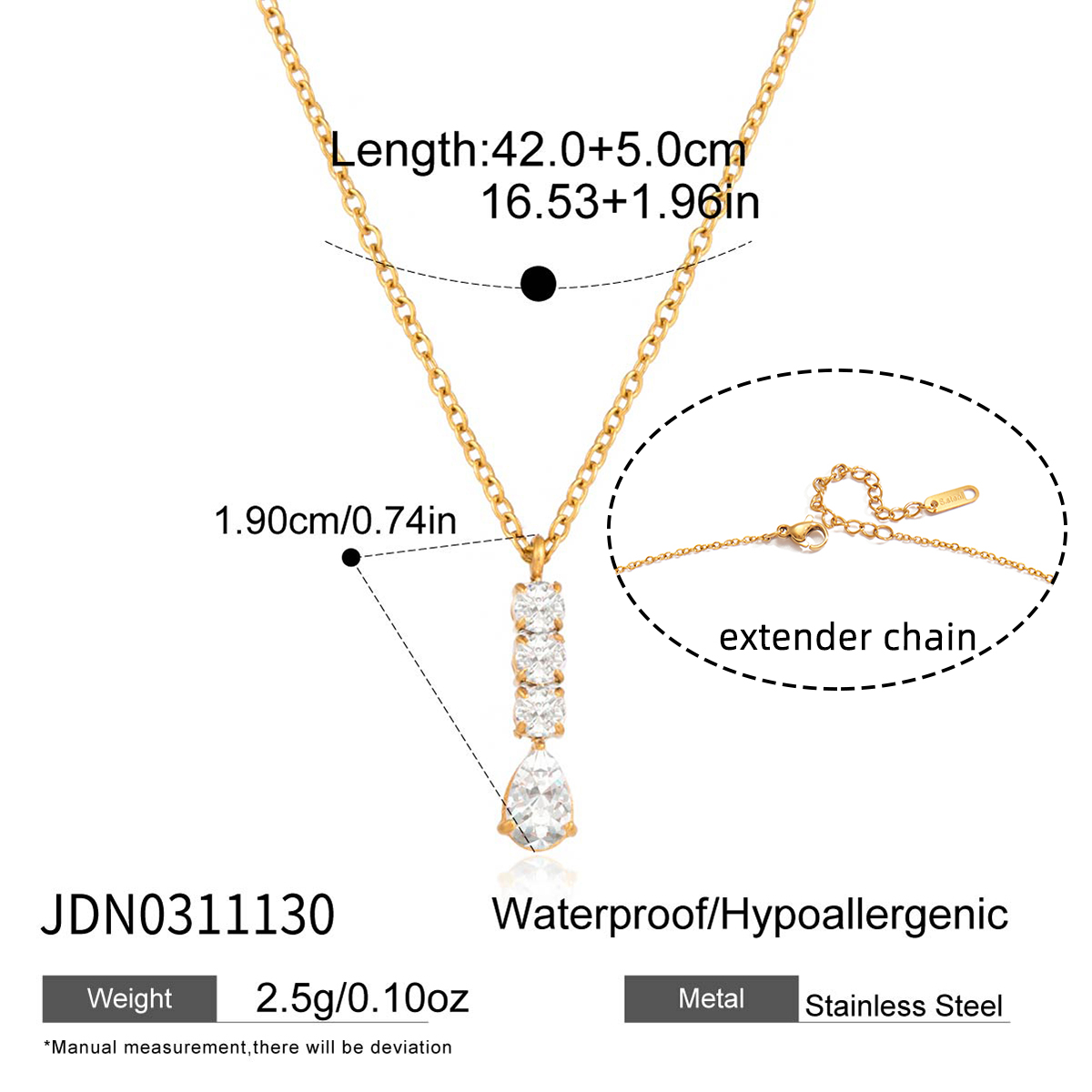 Collier en acier – COL0311130