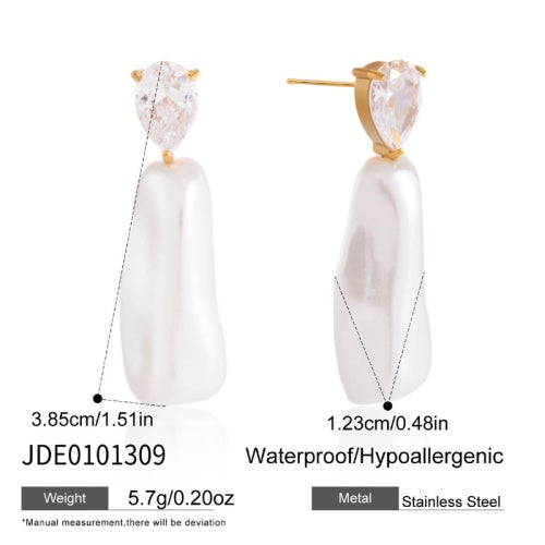 Boucles d’oreilles en acier – E0101309
