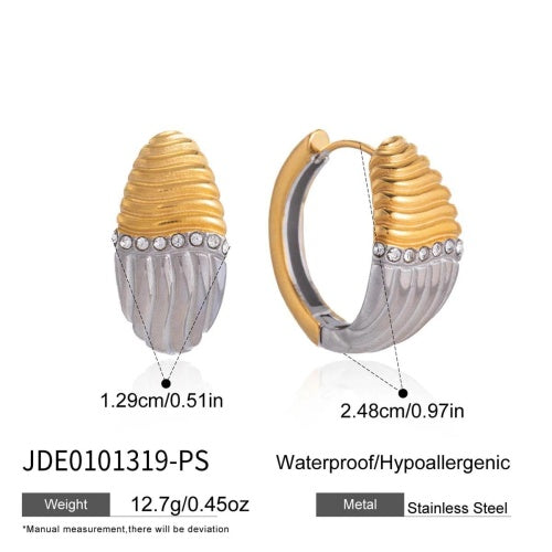 Boucles d’oreilles en acier – E0101319-PS