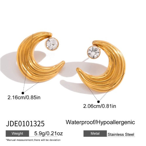 Boucles d’oreilles en acier – E0101325