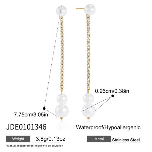 Boucles d’oreilles en acier – E0101346