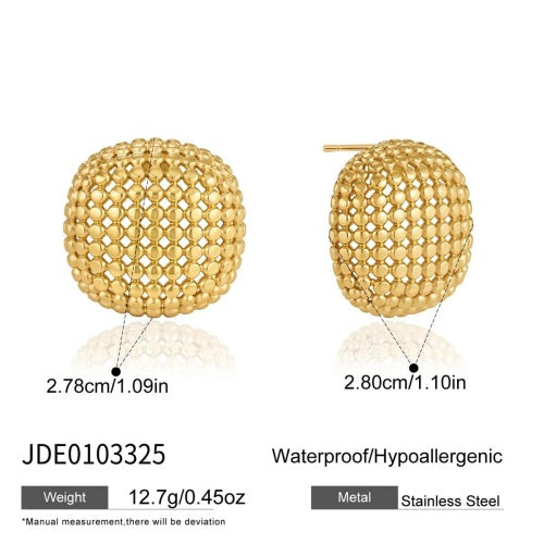 Boucles d’oreilles en acier – E0103325