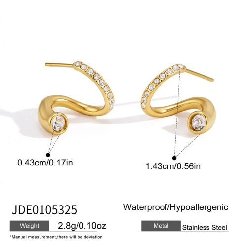 Boucles d’oreilles en acier – E0105325