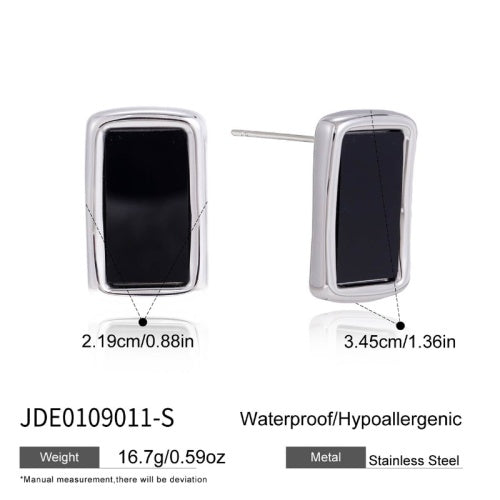 Boucles d’oreilles en acier – E0109011-S