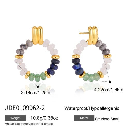 BOUCLES D’OREILLES ACIER REF E0109062-2
