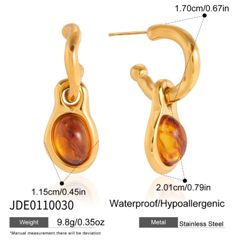 Boucles d’oreilles en acier – E0110030
