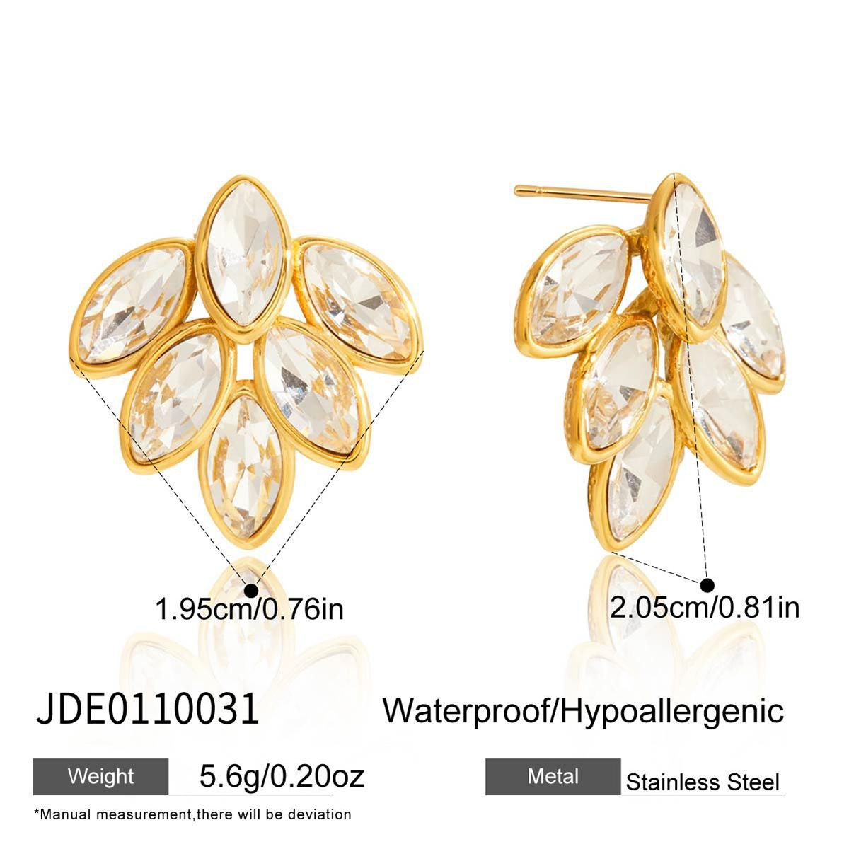Boucles d’oreilles en acier – E0110031