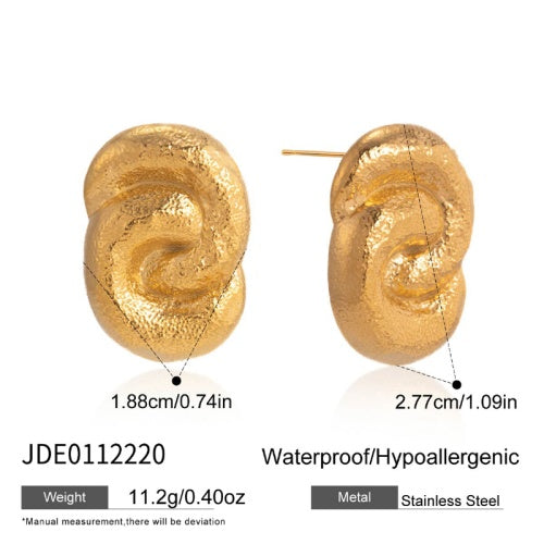 Boucles d’oreilles en acier – E0112220