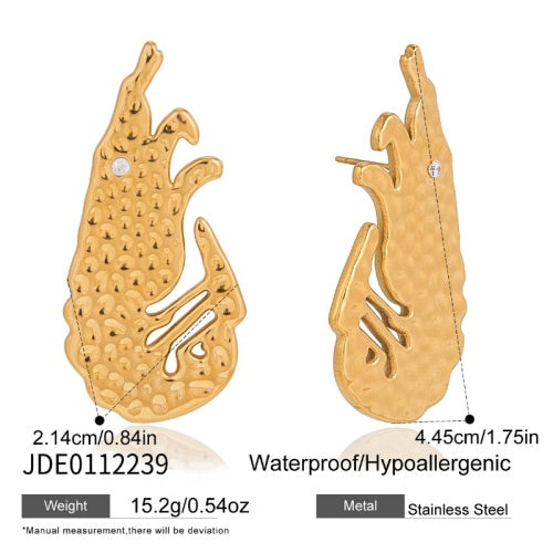 Boucles d’oreilles en acier – E0112239