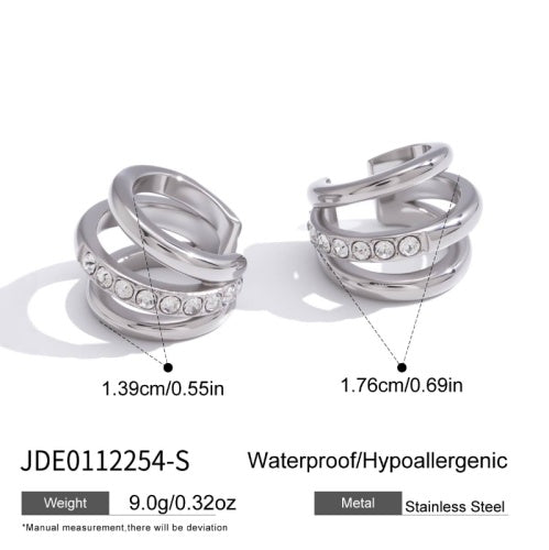 Boucles d’oreilles en acier – E0112254-S