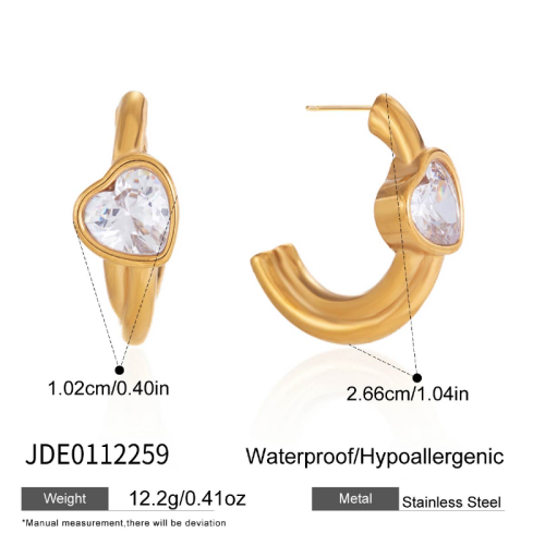 Boucles d’oreilles en acier – E0112259