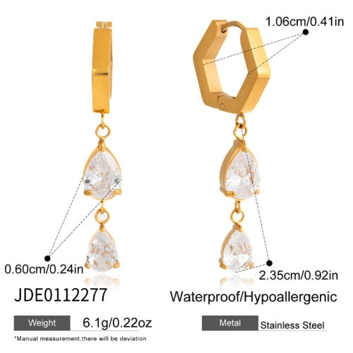 Boucles d’oreilles en acier – E0112277