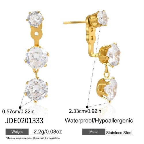 Boucles d’oreilles en acier – E0201333
