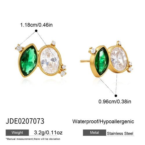 BOUCLES D’OREILLES ACIER REF E0207073