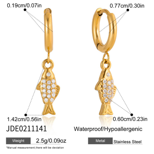 Boucles d’oreilles en acier – E0211141