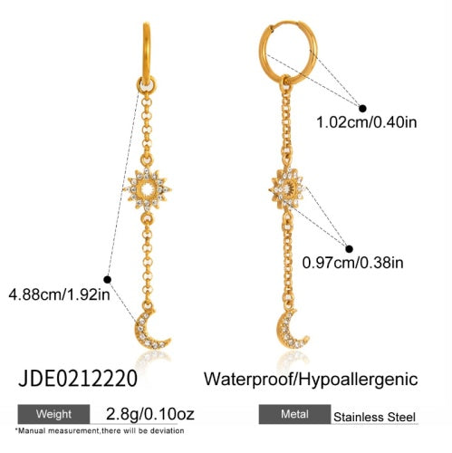 Boucles d’oreilles en acier – E0212220