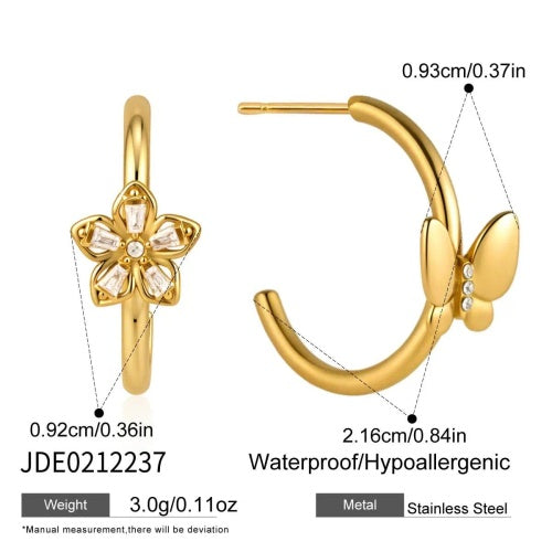 Boucles d’oreilles en acier – E0212237