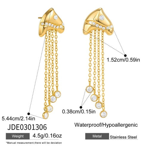 Boucles d’oreilles en acier – E0301306