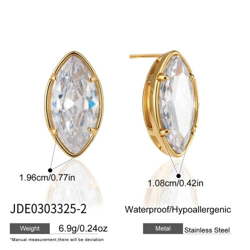 Boucles d’oreilles en acier – E0303325-2