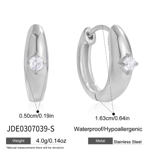 Boucles d’oreilles en acier – E0307039-S