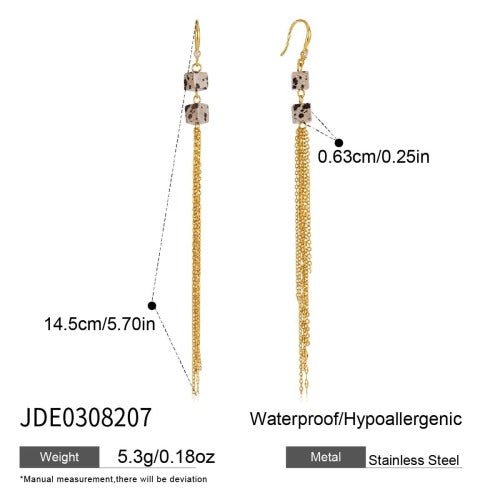 BOUCLES D’OREILLES ACIER REF E0308207