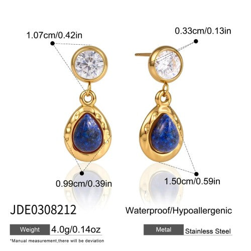BOUCLES D’OREILLES ACIER REF E0308212