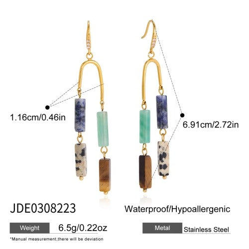 BOUCLES D’OREILLES ACIER REF E0308223