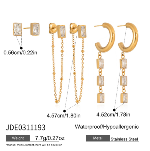 Boucles d’oreilles en acier – E0311193