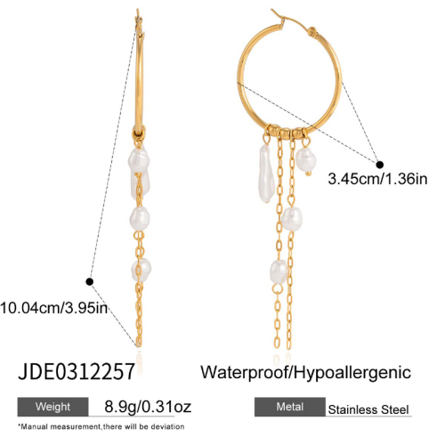 Boucles d’oreilles en acier – E0312257