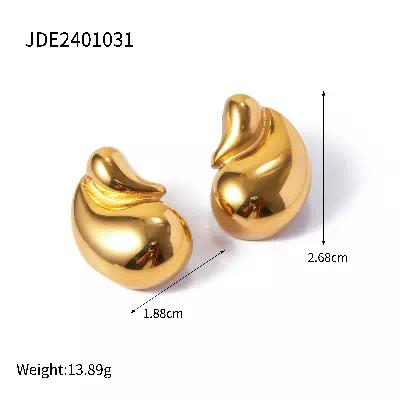 Boucles d’oreilles en acier – E2401031