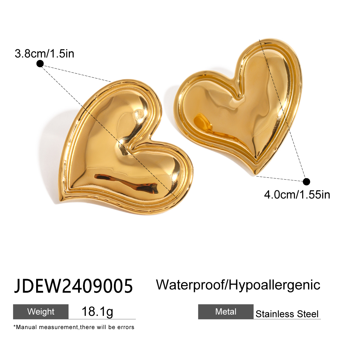 Boucles d’oreilles en acier – EW2409005