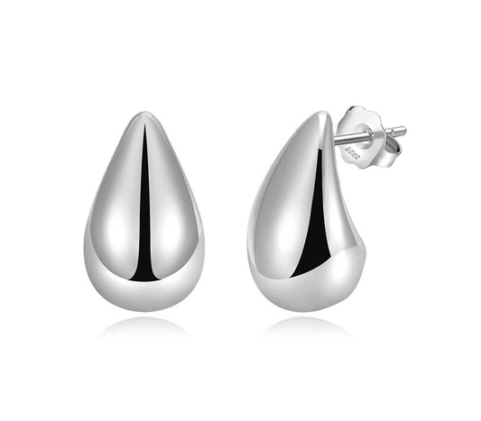 Boucles d'oreilles argent rh, BO RH