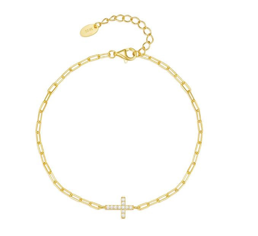 Bracelet argent rh, OZ