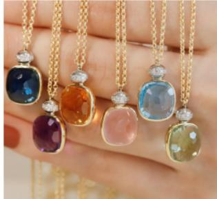 Collier argent rh,  oz