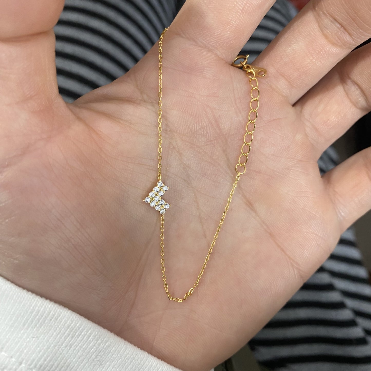 BRACELET AGT GOLD OZ COEUR