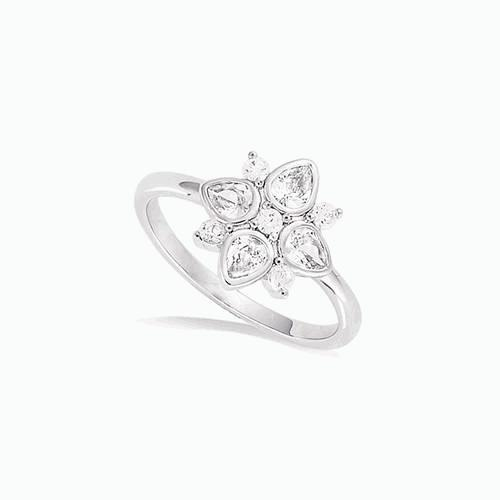 Bague argent rh — 11EC0470CZ