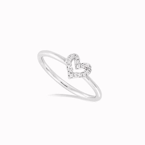Bague argent rh — 11EC0570CZ
