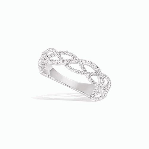 Bague argent rh — 11EC0790CZ