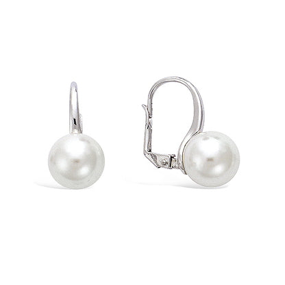 Boucles d'oreilles Dormeuses Perles synthetiques 10 à 14mm