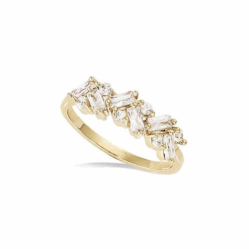 Bague Plaqué Or  – 12EC0190CZ