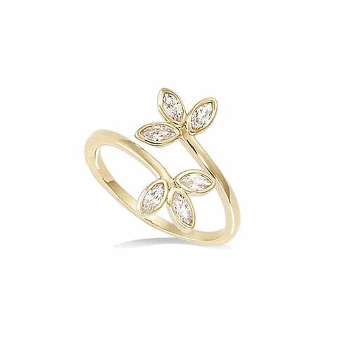 Bague Plaqué Or  – 12EC0480CZ