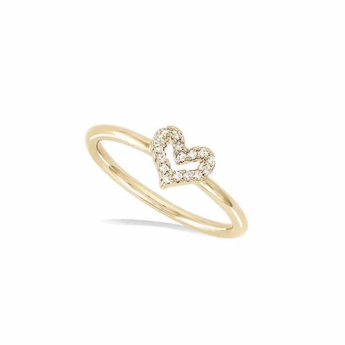 Bague Plaqué Or  – 12EC0570CZ