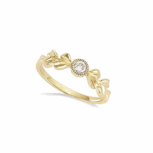 Bague Plaqué Or  – 12EC0850CZ