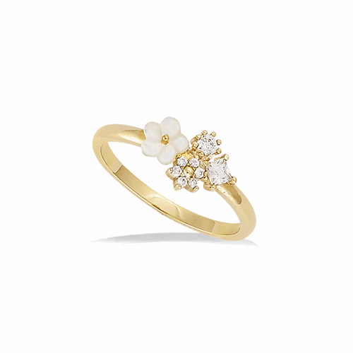 Bague en plaqué or – 12ED0571CZ