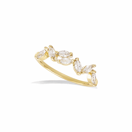 Bague en plaqué or – 12ED0610CZ