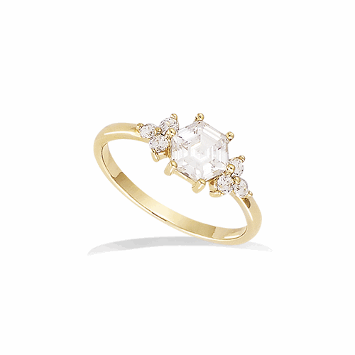 Bague en plaqué or – 12ED0640CZ
